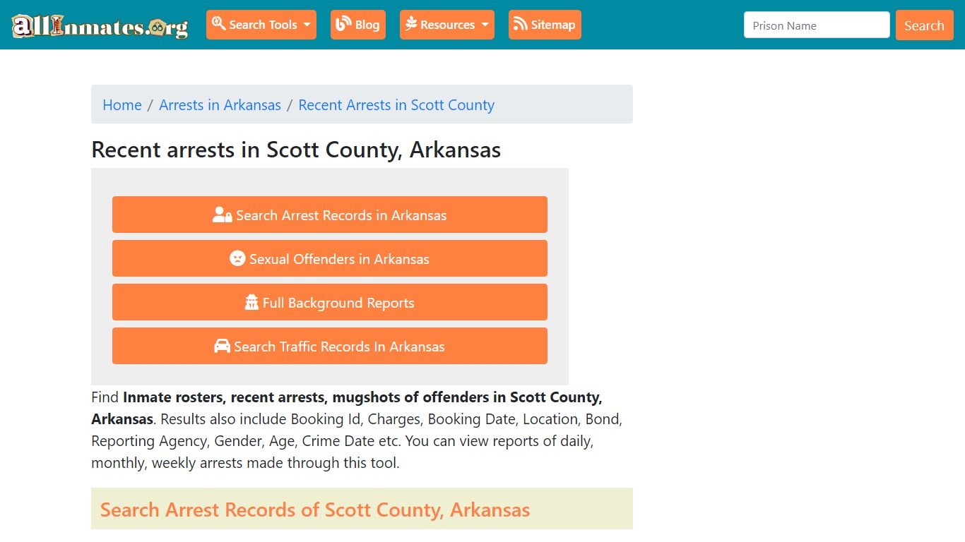 Recent arrests in Scott County, Arkansas | Mugshots, Rosters, Inmates ...